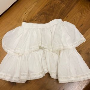 Verge Girl White Skirt
